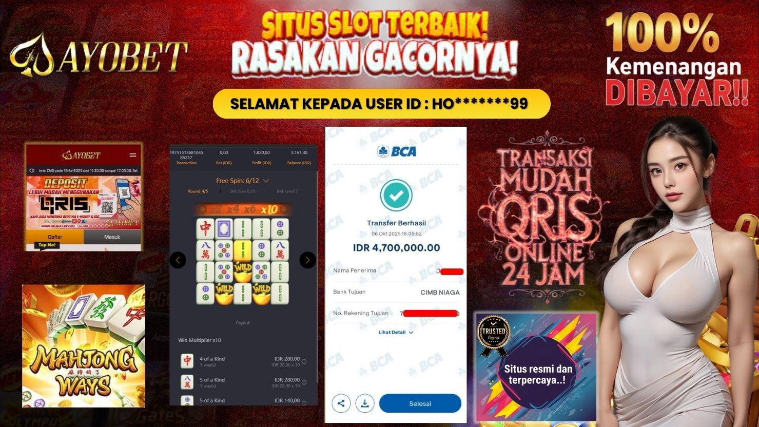 AYOBET JACKPOT SLOT MAHJONG WAYS